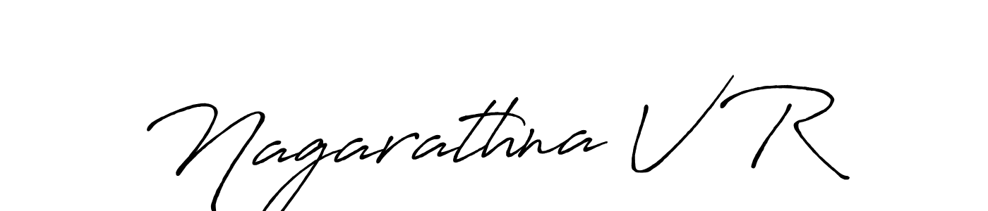 if you are searching for the best signature style for your name Nagarathna V R. so please give up your signature search. here we have designed multiple signature styles  using Antro_Vectra_Bolder. Nagarathna V R signature style 7 images and pictures png