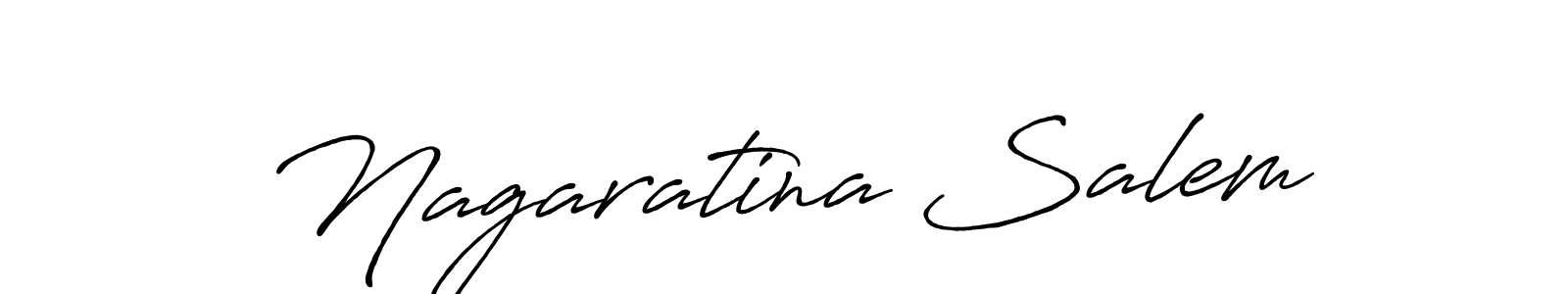 Create a beautiful signature design for name Nagaratina Salem. With this signature (Antro_Vectra_Bolder) fonts, you can make a handwritten signature for free. Nagaratina Salem signature style 7 images and pictures png