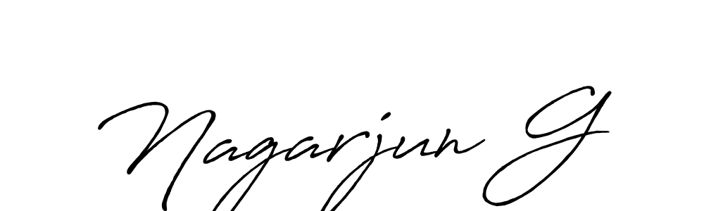 Also we have Nagarjun G name is the best signature style. Create professional handwritten signature collection using Antro_Vectra_Bolder autograph style. Nagarjun G signature style 7 images and pictures png