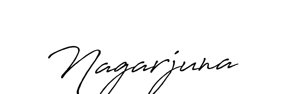 Create a beautiful signature design for name Nagarjuna. With this signature (Antro_Vectra_Bolder) fonts, you can make a handwritten signature for free. Nagarjuna signature style 7 images and pictures png