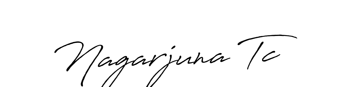 Make a beautiful signature design for name Nagarjuna Tc. With this signature (Antro_Vectra_Bolder) style, you can create a handwritten signature for free. Nagarjuna Tc signature style 7 images and pictures png