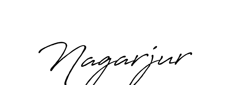 How to make Nagarjur signature? Antro_Vectra_Bolder is a professional autograph style. Create handwritten signature for Nagarjur name. Nagarjur signature style 7 images and pictures png