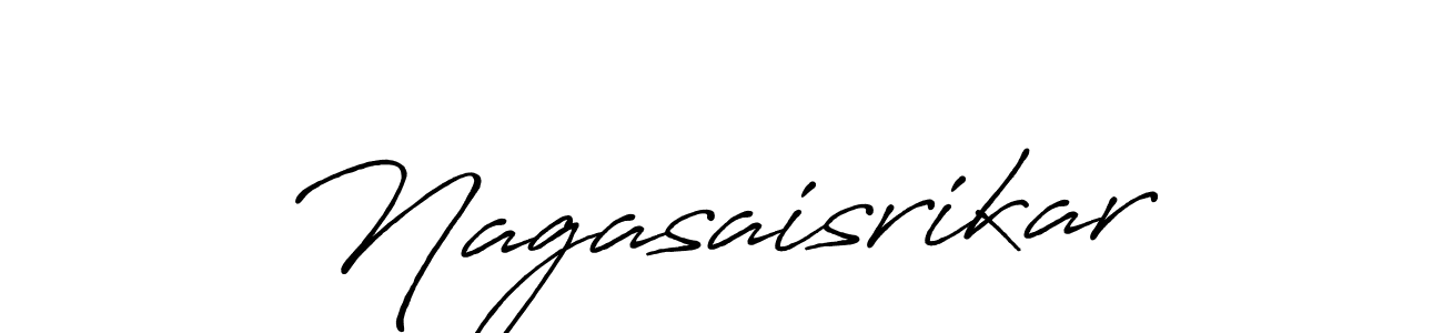 It looks lik you need a new signature style for name Nagasaisrikar. Design unique handwritten (Antro_Vectra_Bolder) signature with our free signature maker in just a few clicks. Nagasaisrikar signature style 7 images and pictures png