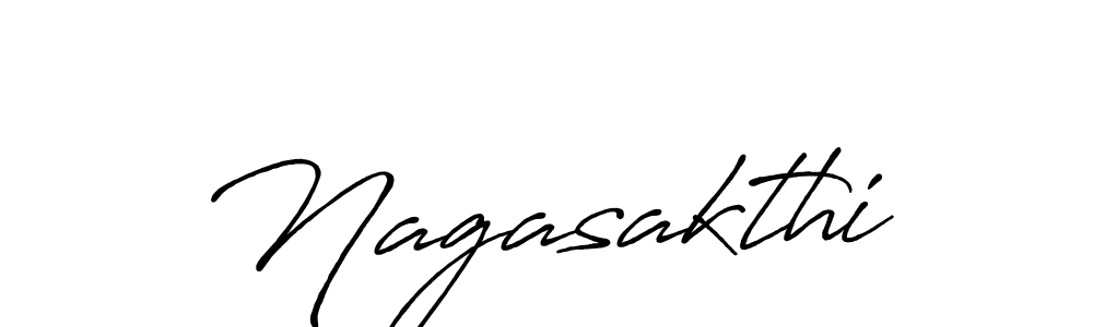 Nagasakthi stylish signature style. Best Handwritten Sign (Antro_Vectra_Bolder) for my name. Handwritten Signature Collection Ideas for my name Nagasakthi. Nagasakthi signature style 7 images and pictures png