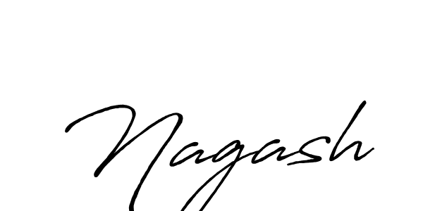 How to make Nagash name signature. Use Antro_Vectra_Bolder style for creating short signs online. This is the latest handwritten sign. Nagash signature style 7 images and pictures png