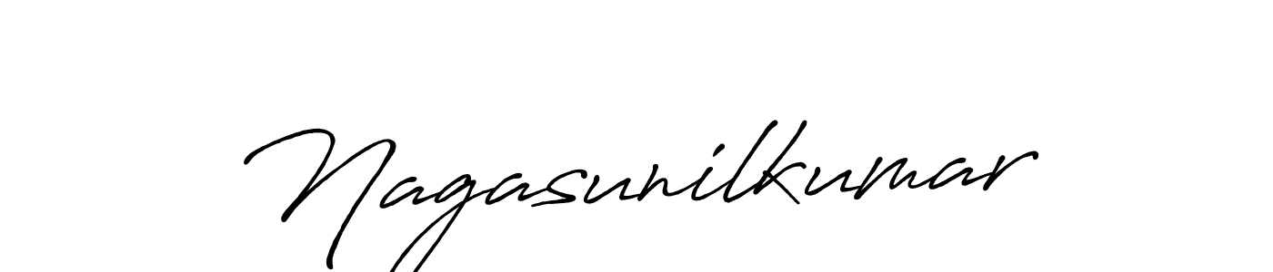 How to Draw Nagasunilkumar signature style? Antro_Vectra_Bolder is a latest design signature styles for name Nagasunilkumar. Nagasunilkumar signature style 7 images and pictures png