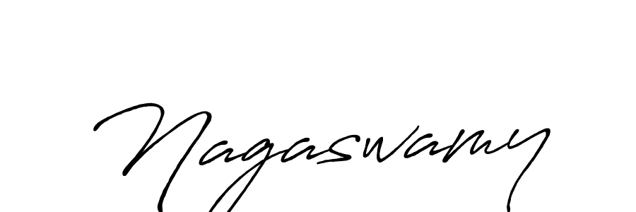 Use a signature maker to create a handwritten signature online. With this signature software, you can design (Antro_Vectra_Bolder) your own signature for name Nagaswamy. Nagaswamy signature style 7 images and pictures png