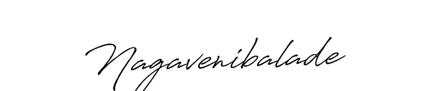 Use a signature maker to create a handwritten signature online. With this signature software, you can design (Antro_Vectra_Bolder) your own signature for name Nagavenibalade. Nagavenibalade signature style 7 images and pictures png