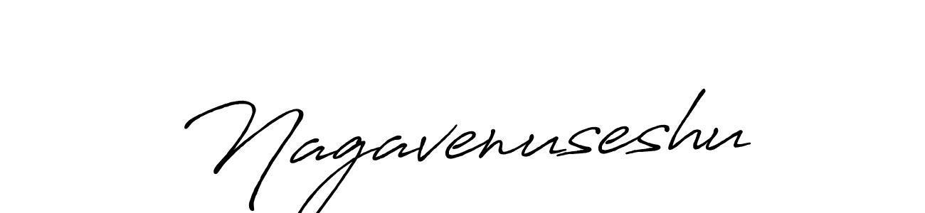 Nagavenuseshu stylish signature style. Best Handwritten Sign (Antro_Vectra_Bolder) for my name. Handwritten Signature Collection Ideas for my name Nagavenuseshu. Nagavenuseshu signature style 7 images and pictures png