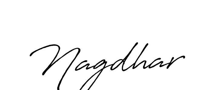 How to make Nagdhar signature? Antro_Vectra_Bolder is a professional autograph style. Create handwritten signature for Nagdhar name. Nagdhar signature style 7 images and pictures png