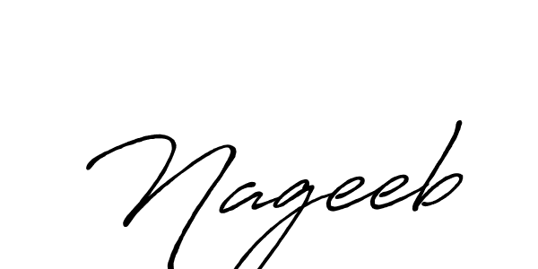 How to Draw Nageeb signature style? Antro_Vectra_Bolder is a latest design signature styles for name Nageeb. Nageeb signature style 7 images and pictures png