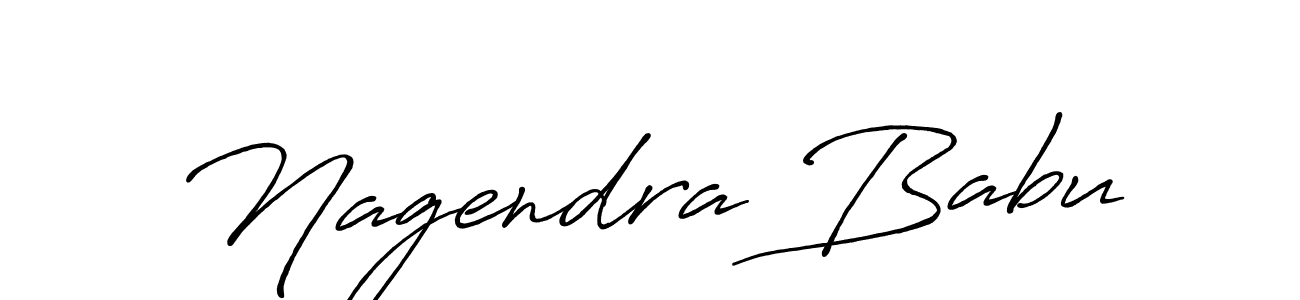 Also we have Nagendra Babu name is the best signature style. Create professional handwritten signature collection using Antro_Vectra_Bolder autograph style. Nagendra Babu signature style 7 images and pictures png