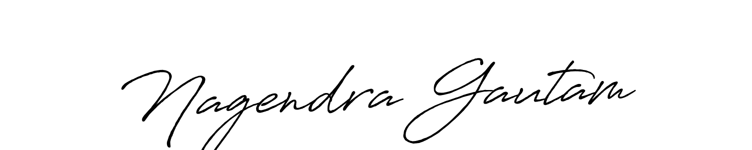 Use a signature maker to create a handwritten signature online. With this signature software, you can design (Antro_Vectra_Bolder) your own signature for name Nagendra Gautam. Nagendra Gautam signature style 7 images and pictures png