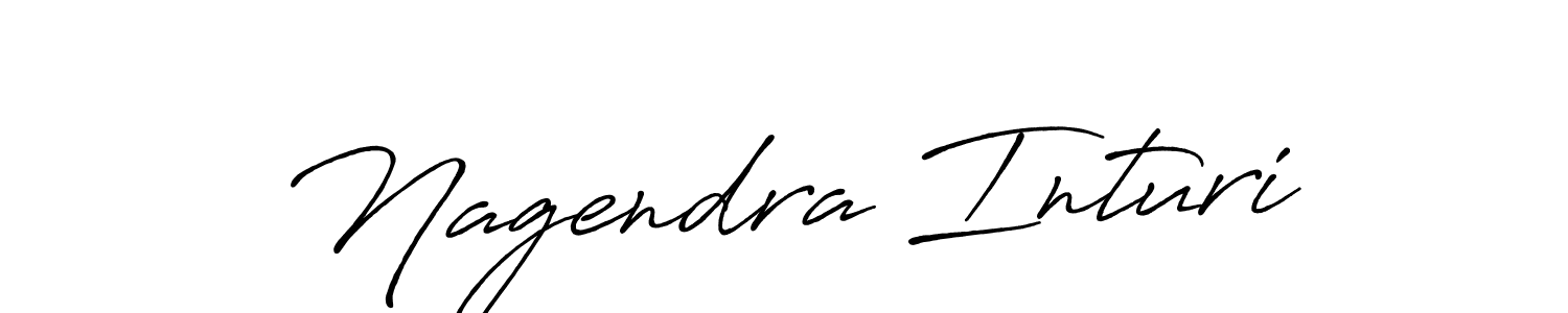 if you are searching for the best signature style for your name Nagendra Inturi. so please give up your signature search. here we have designed multiple signature styles  using Antro_Vectra_Bolder. Nagendra Inturi signature style 7 images and pictures png