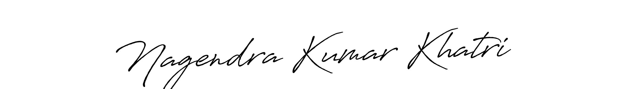 How to make Nagendra Kumar Khatri signature? Antro_Vectra_Bolder is a professional autograph style. Create handwritten signature for Nagendra Kumar Khatri name. Nagendra Kumar Khatri signature style 7 images and pictures png