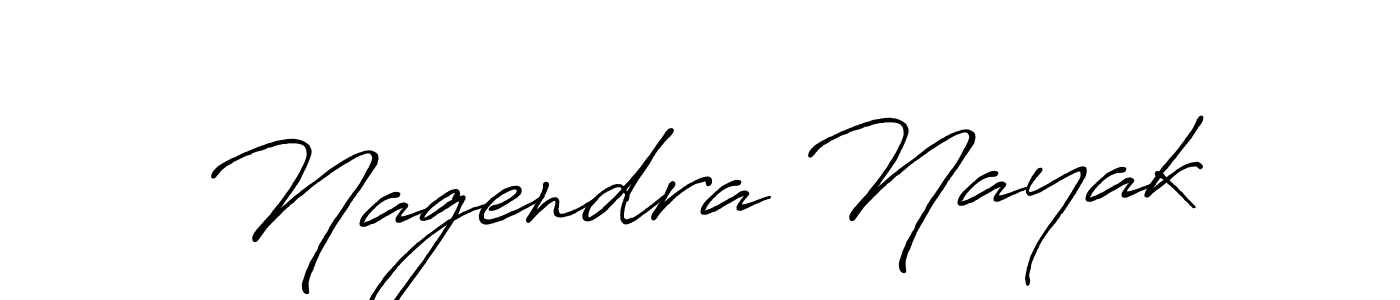 Make a beautiful signature design for name Nagendra Nayak. With this signature (Antro_Vectra_Bolder) style, you can create a handwritten signature for free. Nagendra Nayak signature style 7 images and pictures png