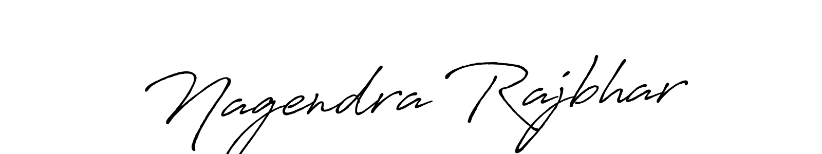 How to make Nagendra Rajbhar name signature. Use Antro_Vectra_Bolder style for creating short signs online. This is the latest handwritten sign. Nagendra Rajbhar signature style 7 images and pictures png