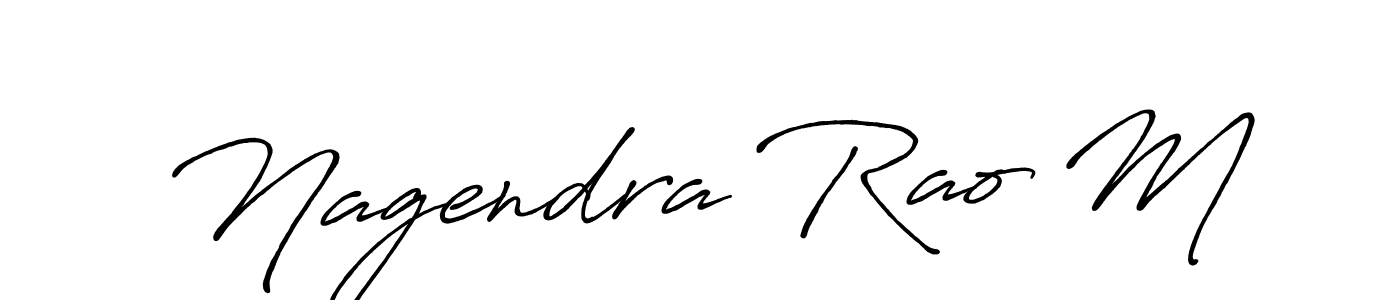 It looks lik you need a new signature style for name Nagendra Rao M. Design unique handwritten (Antro_Vectra_Bolder) signature with our free signature maker in just a few clicks. Nagendra Rao M signature style 7 images and pictures png