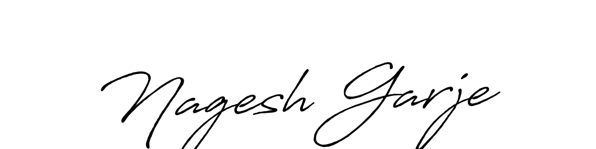 Use a signature maker to create a handwritten signature online. With this signature software, you can design (Antro_Vectra_Bolder) your own signature for name Nagesh Garje. Nagesh Garje signature style 7 images and pictures png