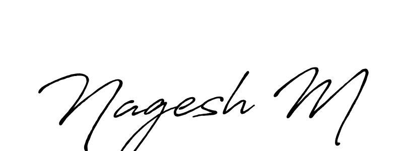 You should practise on your own different ways (Antro_Vectra_Bolder) to write your name (Nagesh M) in signature. don't let someone else do it for you. Nagesh M signature style 7 images and pictures png