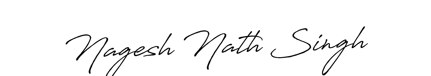 Nagesh Nath Singh stylish signature style. Best Handwritten Sign (Antro_Vectra_Bolder) for my name. Handwritten Signature Collection Ideas for my name Nagesh Nath Singh. Nagesh Nath Singh signature style 7 images and pictures png