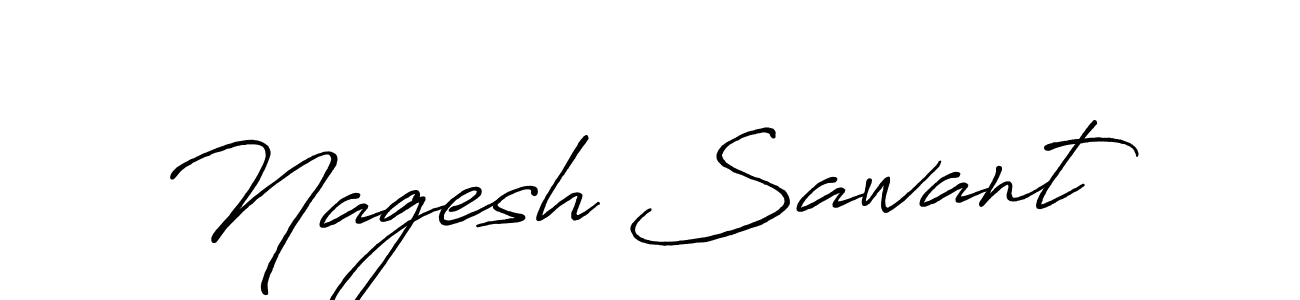 You can use this online signature creator to create a handwritten signature for the name Nagesh Sawant. This is the best online autograph maker. Nagesh Sawant signature style 7 images and pictures png