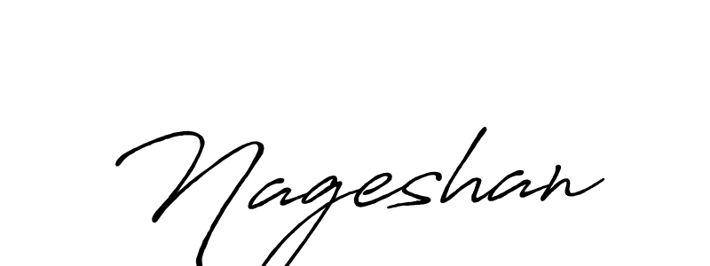 Create a beautiful signature design for name Nageshan. With this signature (Antro_Vectra_Bolder) fonts, you can make a handwritten signature for free. Nageshan signature style 7 images and pictures png