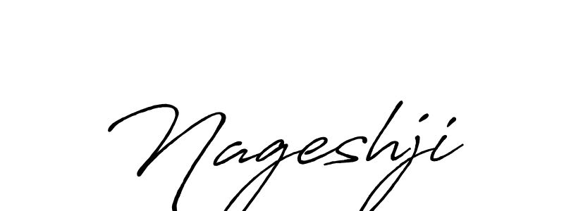 The best way (Antro_Vectra_Bolder) to make a short signature is to pick only two or three words in your name. The name Nageshji include a total of six letters. For converting this name. Nageshji signature style 7 images and pictures png