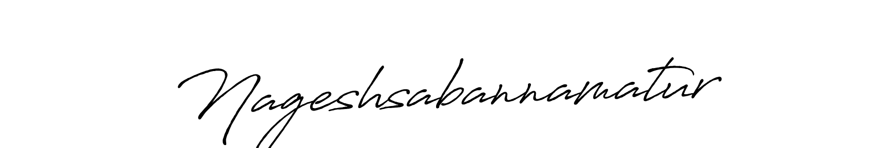 It looks lik you need a new signature style for name Nageshsabannamatur. Design unique handwritten (Antro_Vectra_Bolder) signature with our free signature maker in just a few clicks. Nageshsabannamatur signature style 7 images and pictures png