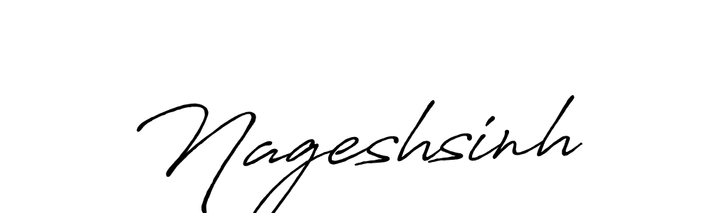 Create a beautiful signature design for name Nageshsinh. With this signature (Antro_Vectra_Bolder) fonts, you can make a handwritten signature for free. Nageshsinh signature style 7 images and pictures png