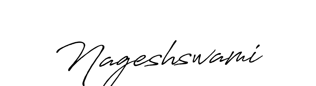 How to make Nageshswami name signature. Use Antro_Vectra_Bolder style for creating short signs online. This is the latest handwritten sign. Nageshswami signature style 7 images and pictures png