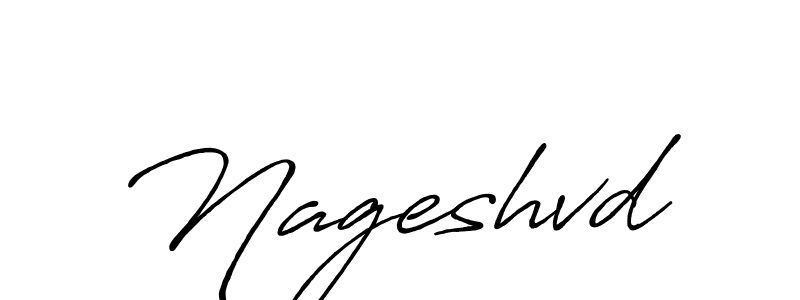 It looks lik you need a new signature style for name Nageshvd. Design unique handwritten (Antro_Vectra_Bolder) signature with our free signature maker in just a few clicks. Nageshvd signature style 7 images and pictures png