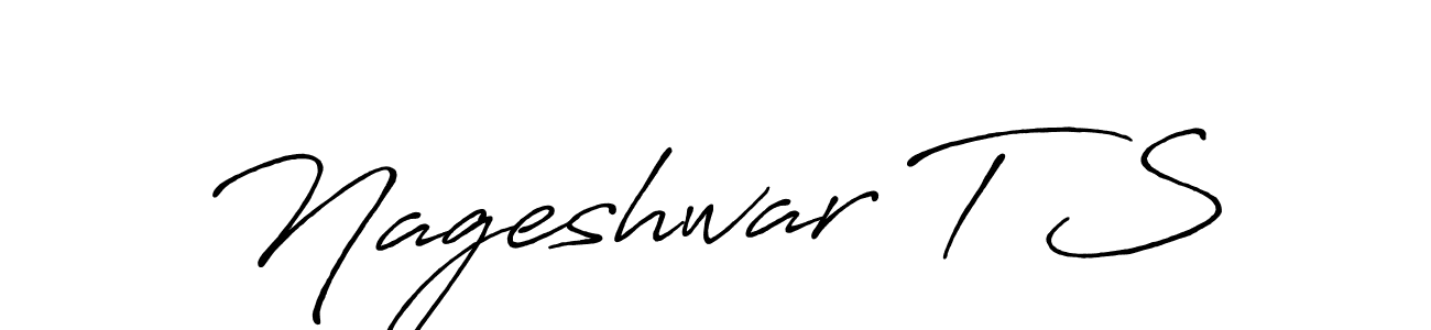How to make Nageshwar T S signature? Antro_Vectra_Bolder is a professional autograph style. Create handwritten signature for Nageshwar T S name. Nageshwar T S signature style 7 images and pictures png