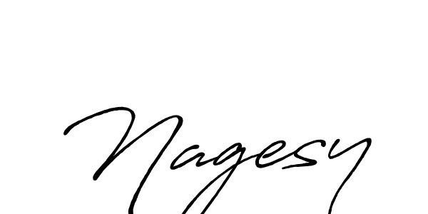 Also we have Nagesy name is the best signature style. Create professional handwritten signature collection using Antro_Vectra_Bolder autograph style. Nagesy signature style 7 images and pictures png