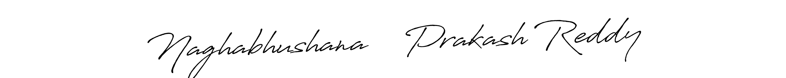 Make a beautiful signature design for name Naghabhushana    Prakash Reddy. Use this online signature maker to create a handwritten signature for free. Naghabhushana    Prakash Reddy signature style 7 images and pictures png