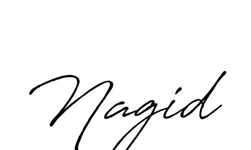 Also we have Nagid name is the best signature style. Create professional handwritten signature collection using Antro_Vectra_Bolder autograph style. Nagid signature style 7 images and pictures png