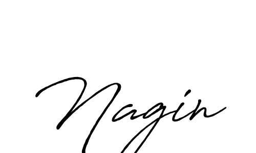 Make a beautiful signature design for name Nagin. With this signature (Antro_Vectra_Bolder) style, you can create a handwritten signature for free. Nagin signature style 7 images and pictures png