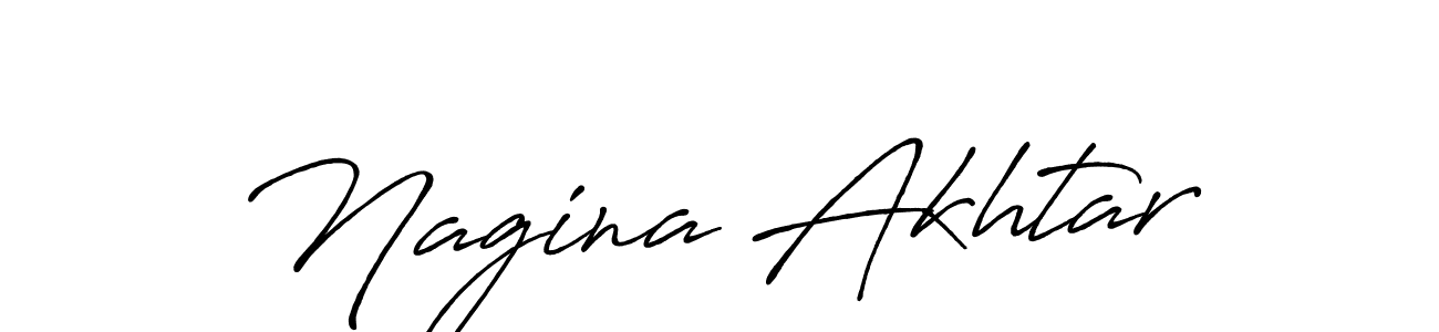 Also You can easily find your signature by using the search form. We will create Nagina Akhtar name handwritten signature images for you free of cost using Antro_Vectra_Bolder sign style. Nagina Akhtar signature style 7 images and pictures png