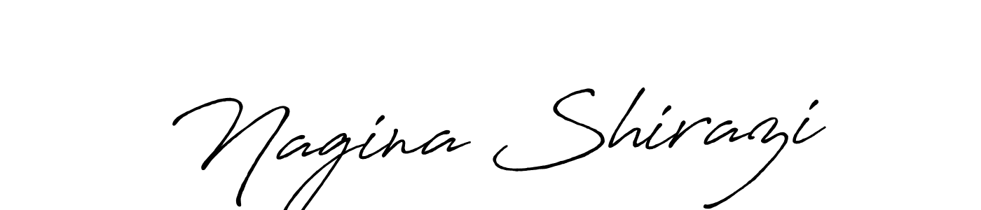 It looks lik you need a new signature style for name Nagina Shirazi. Design unique handwritten (Antro_Vectra_Bolder) signature with our free signature maker in just a few clicks. Nagina Shirazi signature style 7 images and pictures png