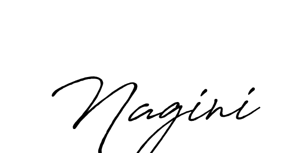 Create a beautiful signature design for name Nagini. With this signature (Antro_Vectra_Bolder) fonts, you can make a handwritten signature for free. Nagini signature style 7 images and pictures png