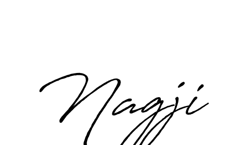 Use a signature maker to create a handwritten signature online. With this signature software, you can design (Antro_Vectra_Bolder) your own signature for name Nagji. Nagji signature style 7 images and pictures png