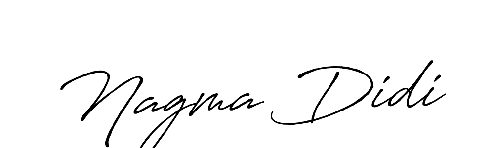 See photos of Nagma Didi official signature by Spectra . Check more albums & portfolios. Read reviews & check more about Antro_Vectra_Bolder font. Nagma Didi signature style 7 images and pictures png