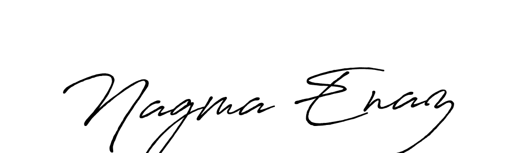 Also we have Nagma Enaz name is the best signature style. Create professional handwritten signature collection using Antro_Vectra_Bolder autograph style. Nagma Enaz signature style 7 images and pictures png