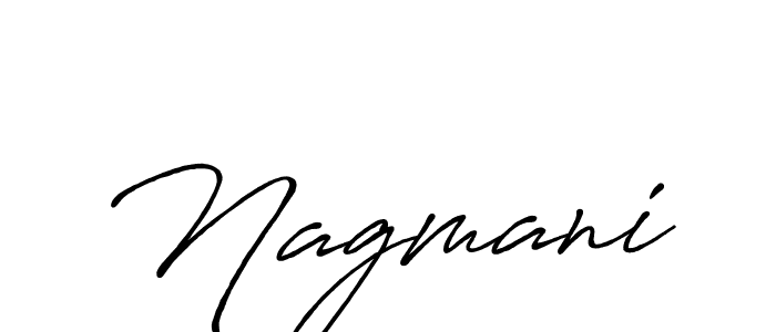 Nagmani stylish signature style. Best Handwritten Sign (Antro_Vectra_Bolder) for my name. Handwritten Signature Collection Ideas for my name Nagmani. Nagmani signature style 7 images and pictures png