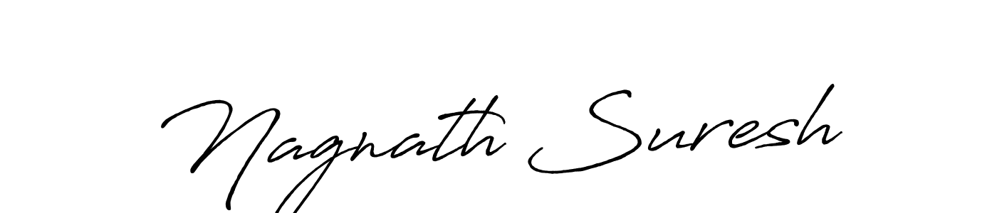 if you are searching for the best signature style for your name Nagnath Suresh. so please give up your signature search. here we have designed multiple signature styles  using Antro_Vectra_Bolder. Nagnath Suresh signature style 7 images and pictures png