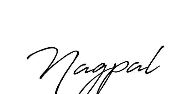 Use a signature maker to create a handwritten signature online. With this signature software, you can design (Antro_Vectra_Bolder) your own signature for name Nagpal. Nagpal signature style 7 images and pictures png