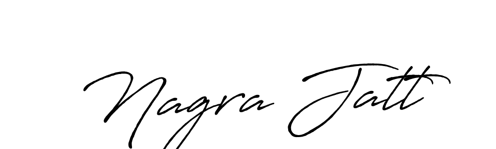 Use a signature maker to create a handwritten signature online. With this signature software, you can design (Antro_Vectra_Bolder) your own signature for name Nagra Jatt. Nagra Jatt signature style 7 images and pictures png