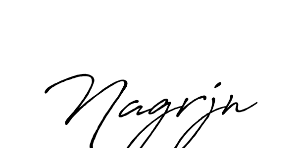 if you are searching for the best signature style for your name Nagrjn. so please give up your signature search. here we have designed multiple signature styles  using Antro_Vectra_Bolder. Nagrjn signature style 7 images and pictures png