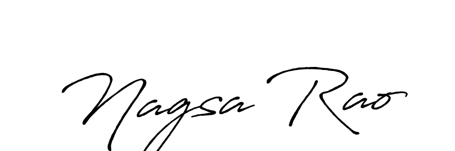 You should practise on your own different ways (Antro_Vectra_Bolder) to write your name (Nagsa Rao) in signature. don't let someone else do it for you. Nagsa Rao signature style 7 images and pictures png