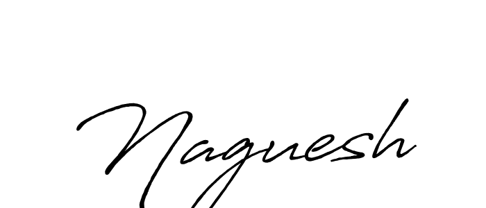 How to make Naguesh signature? Antro_Vectra_Bolder is a professional autograph style. Create handwritten signature for Naguesh name. Naguesh signature style 7 images and pictures png